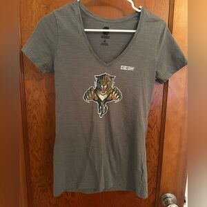 Florida Panthers CCM classic leaping cat ladies shirt